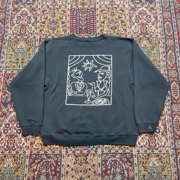 American Vintage Other - VTG‎ 80s 90s Metropolitan Grill local restaurant scene promo sweatshirt L USA